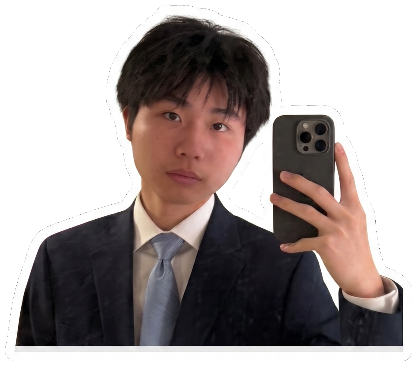 Allen suit selfie sticker
