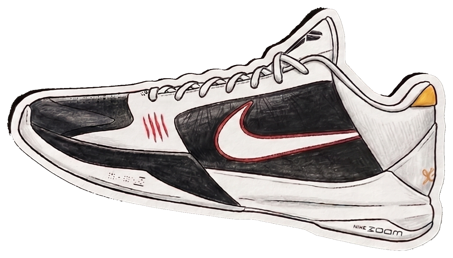 Nike shoe sticker