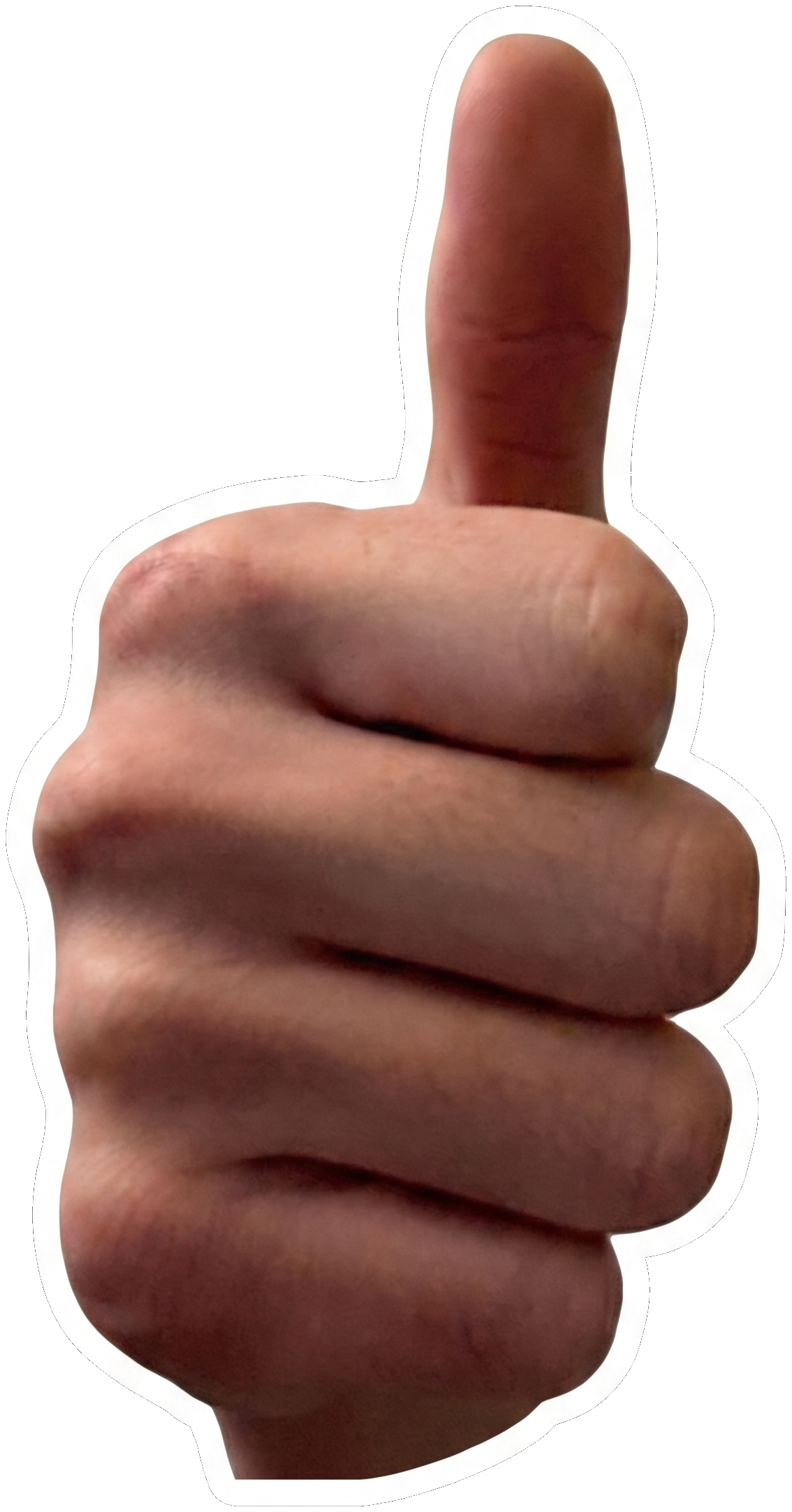 Thumb up sticker